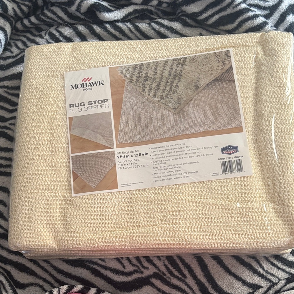 NWT Mohawk Rug Stop Rug Gripper Pad for Large Rugs